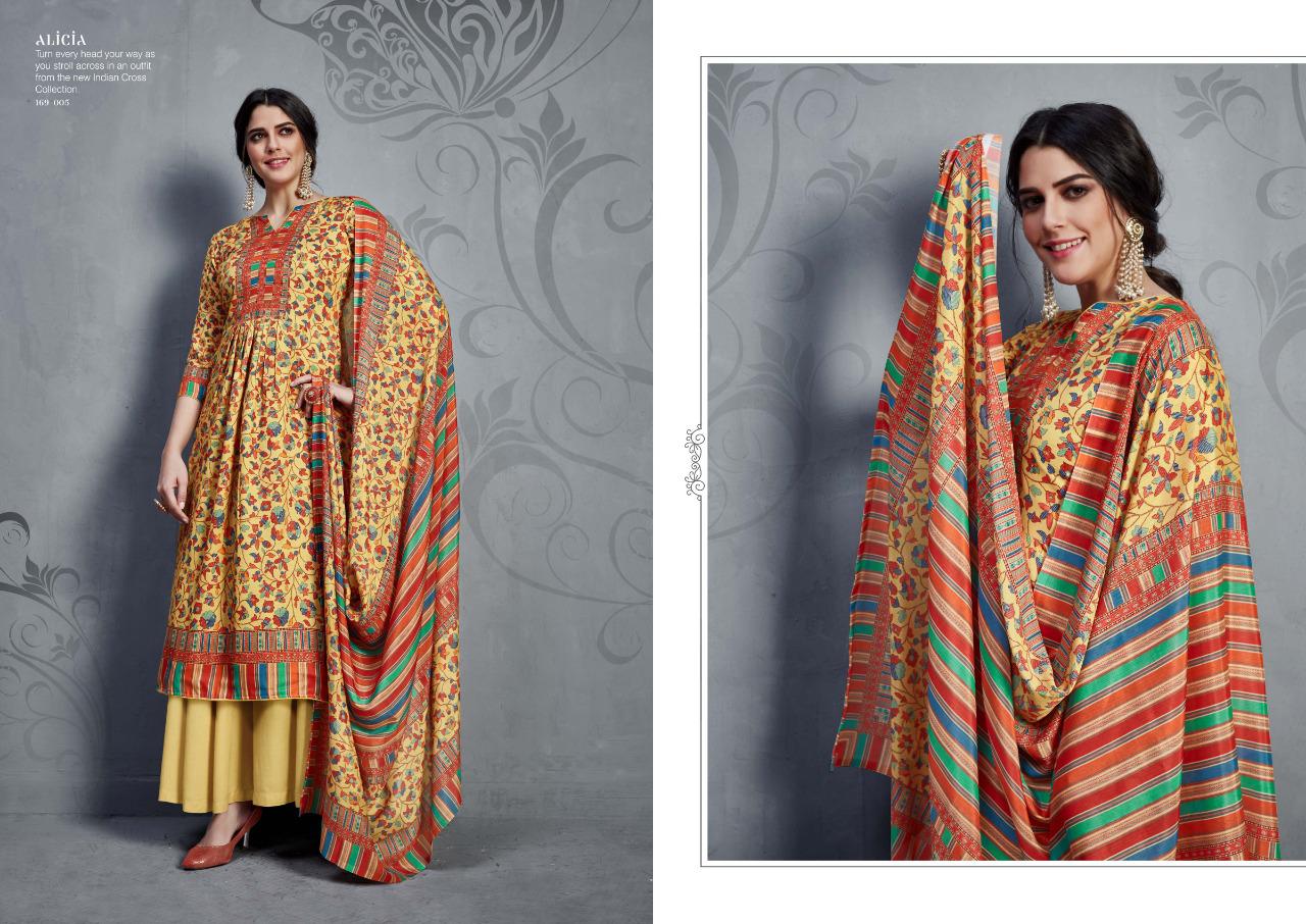Sargam Prints Presents Alicia Jaam Silk Fabric With Digital Print Work Salwar Suit Wholesale Dealer