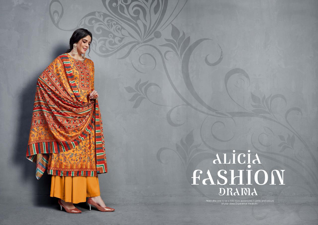 Sargam Prints Presents Alicia Jaam Silk Fabric With Digital Print Work Salwar Suit Wholesale Dealer