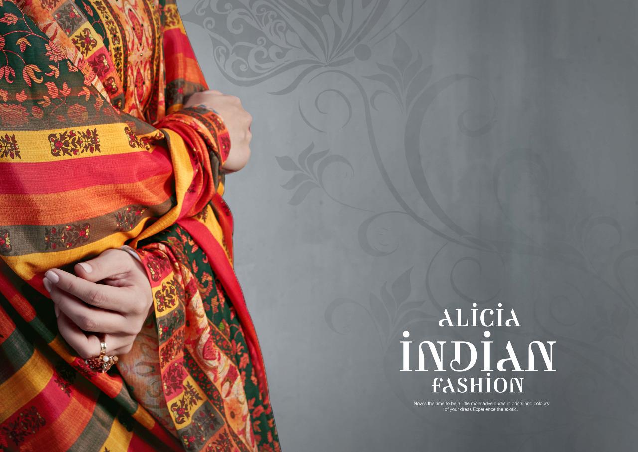 Sargam Prints Presents Alicia Jaam Silk Fabric With Digital Print Work Salwar Suit Wholesale Dealer