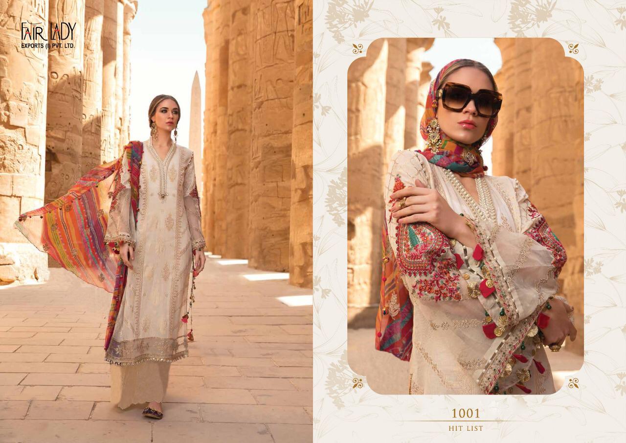 Fairlady Presents Maria B Lawn Vol 2 Jamsatin With Digital Print Salwar Suit Wholesale Dealer