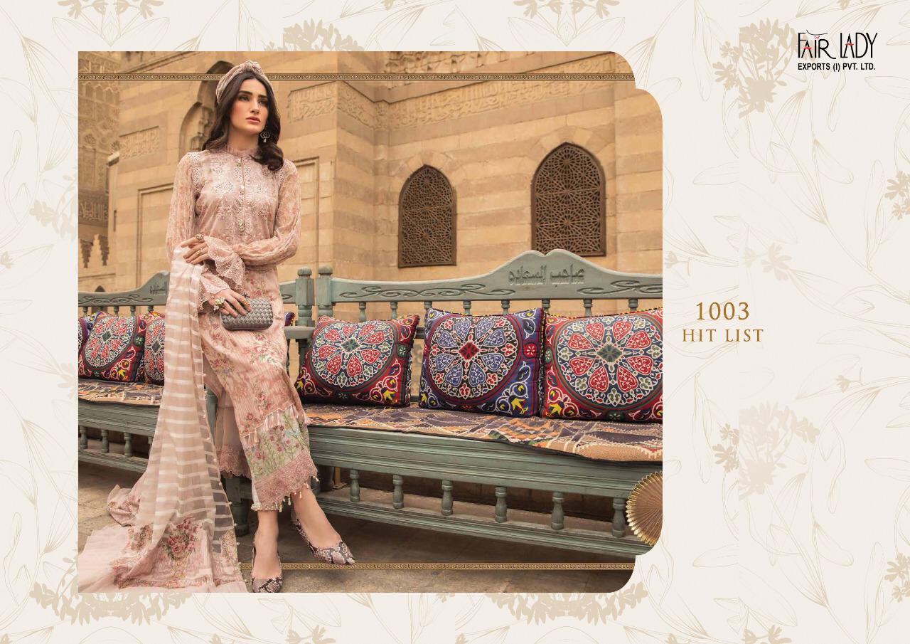Fairlady Presents Maria B Lawn Vol 2 Jamsatin With Digital Print Salwar Suit Wholesale Dealer