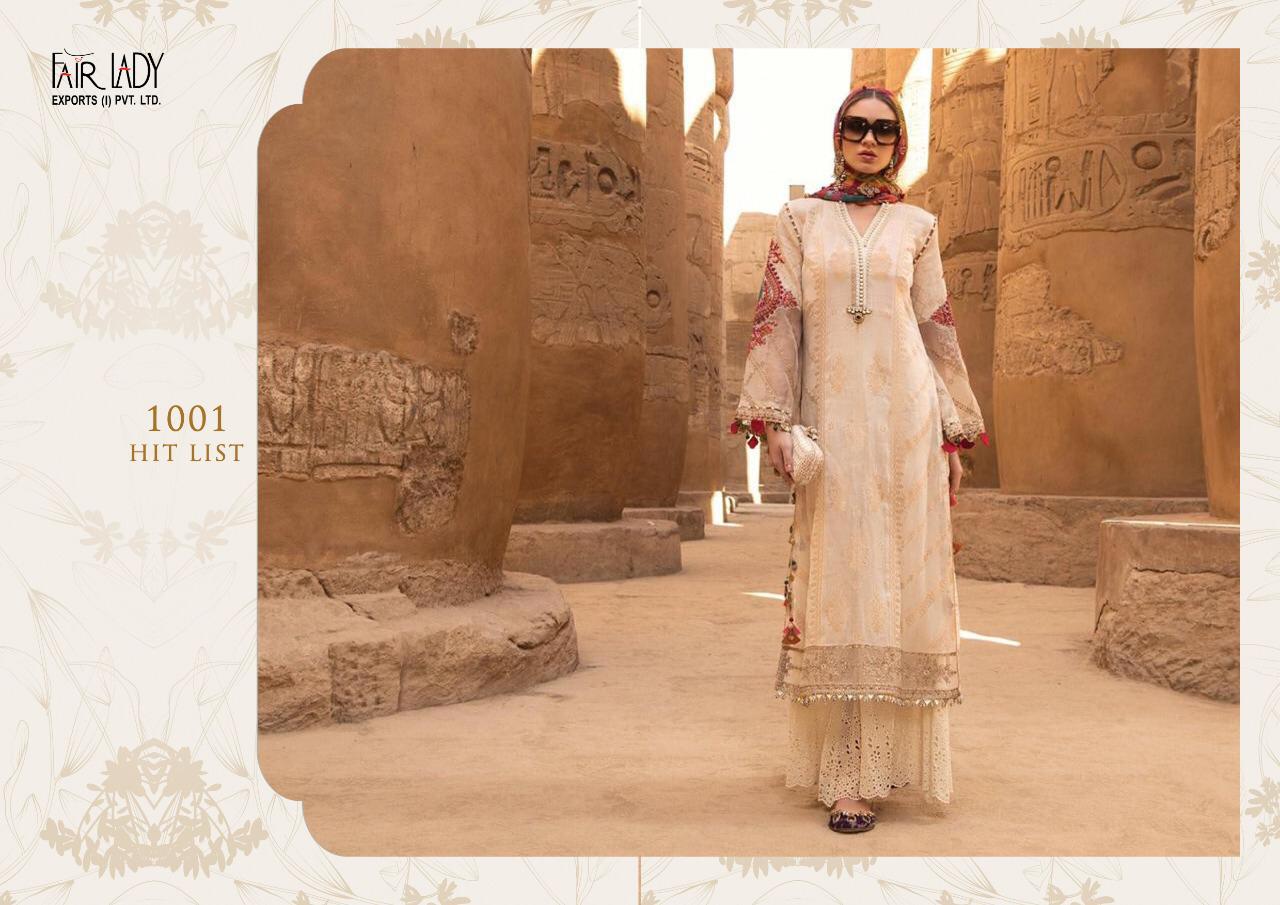 Fairlady Presents Maria B Lawn Vol 2 Jamsatin With Digital Print Salwar Suit Wholesale Dealer