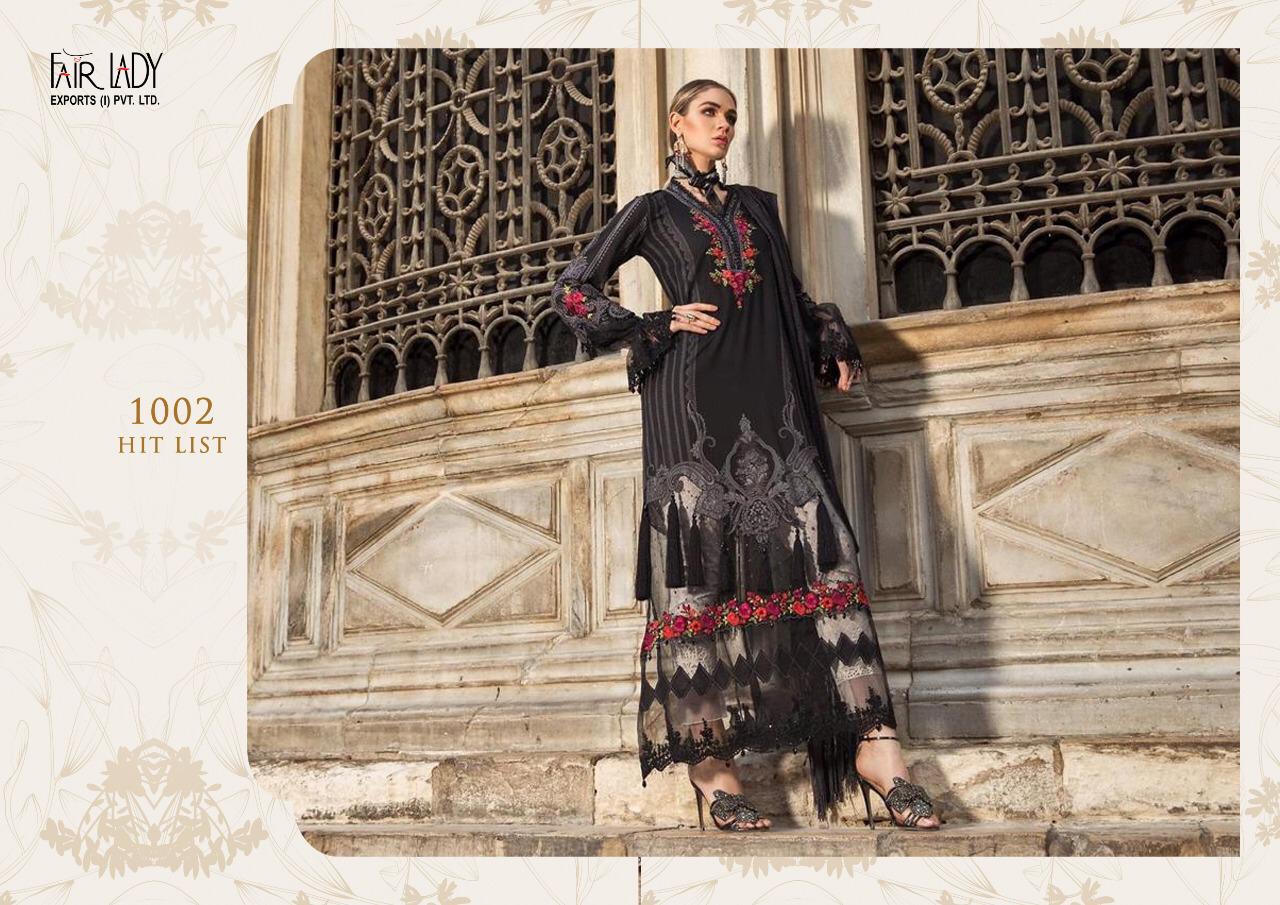 Fairlady Presents Maria B Lawn Vol 2 Jamsatin With Digital Print Salwar Suit Wholesale Dealer