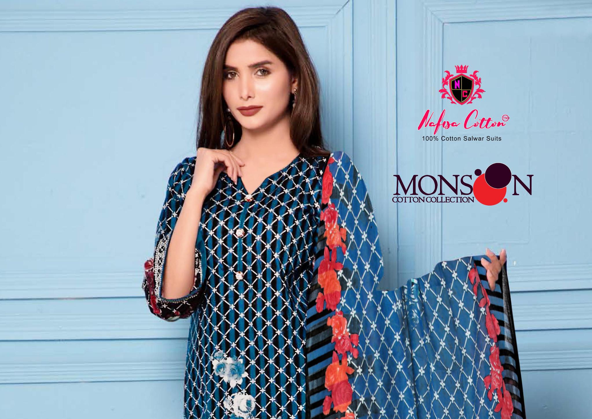 Nafisha Cotton Mansson Cotton Collection Vol 4 Special Pakistani Suit Wholesale Dealer