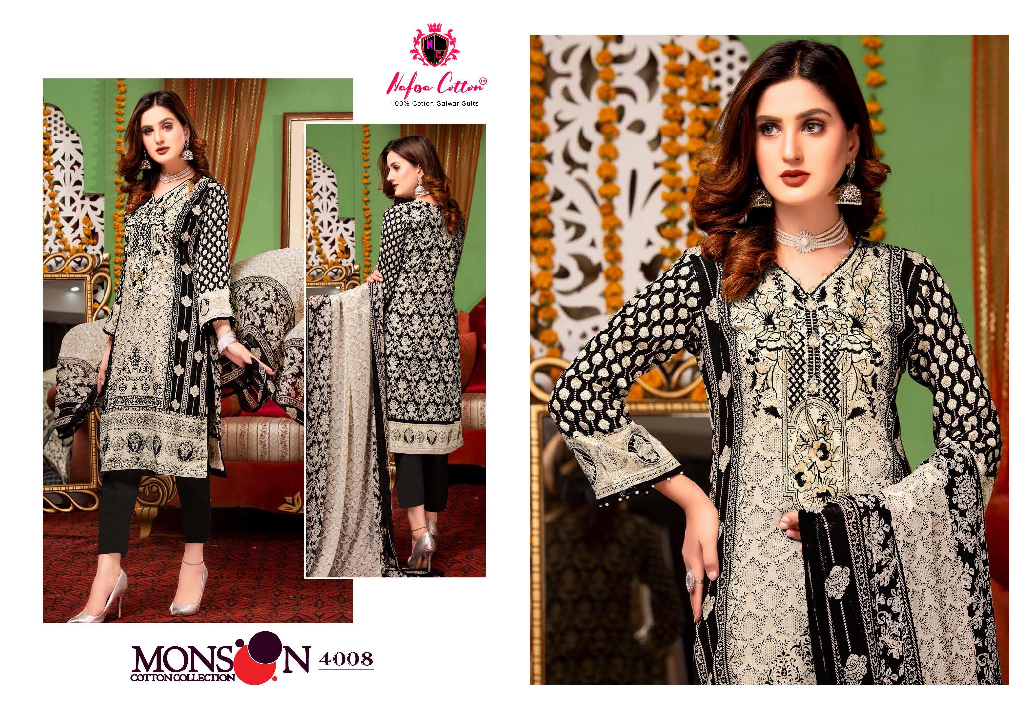 Nafisha Cotton Mansson Cotton Collection Vol 4 Special Pakistani Suit Wholesale Dealer