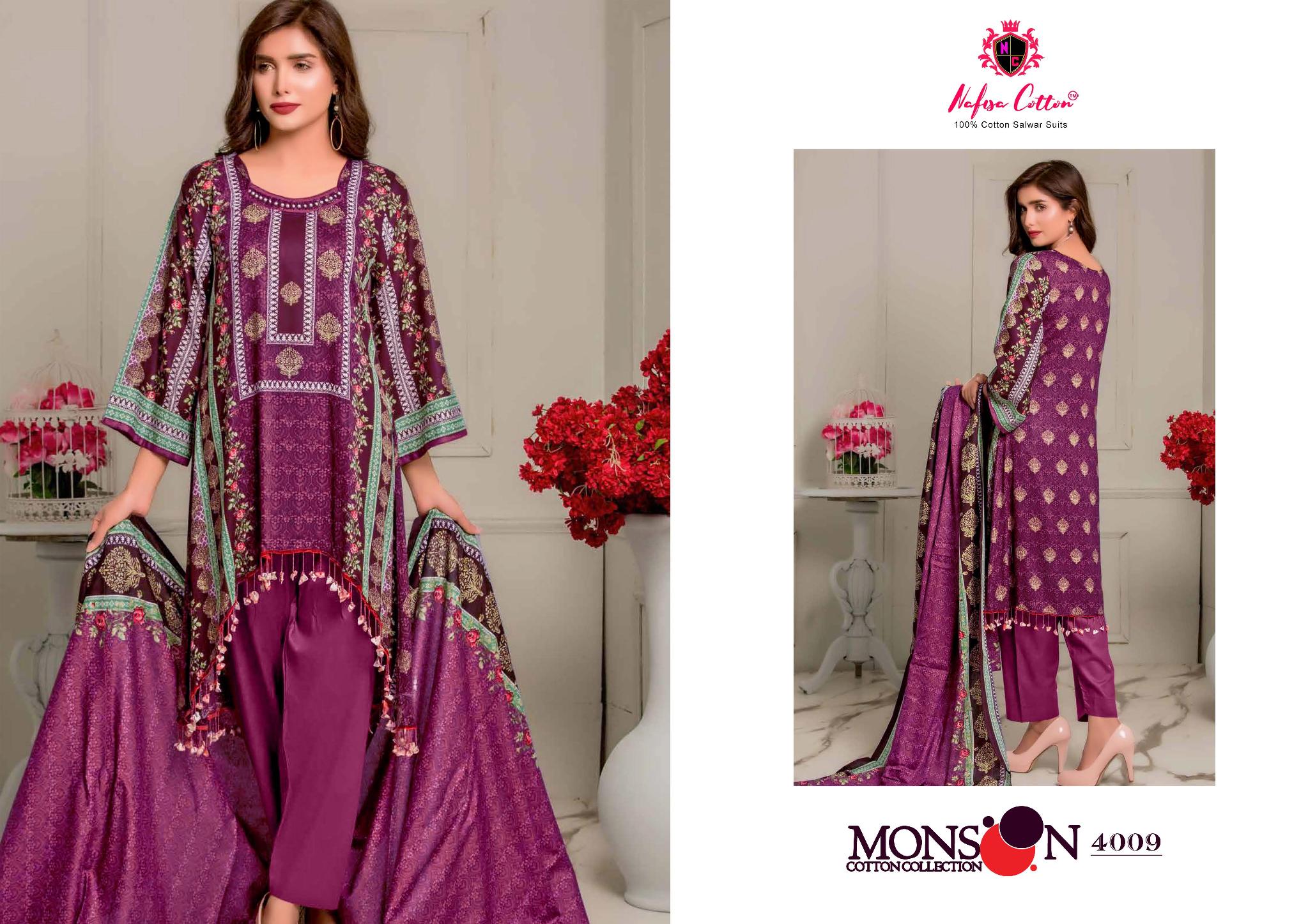 Nafisha Cotton Mansson Cotton Collection Vol 4 Special Pakistani Suit Wholesale Dealer