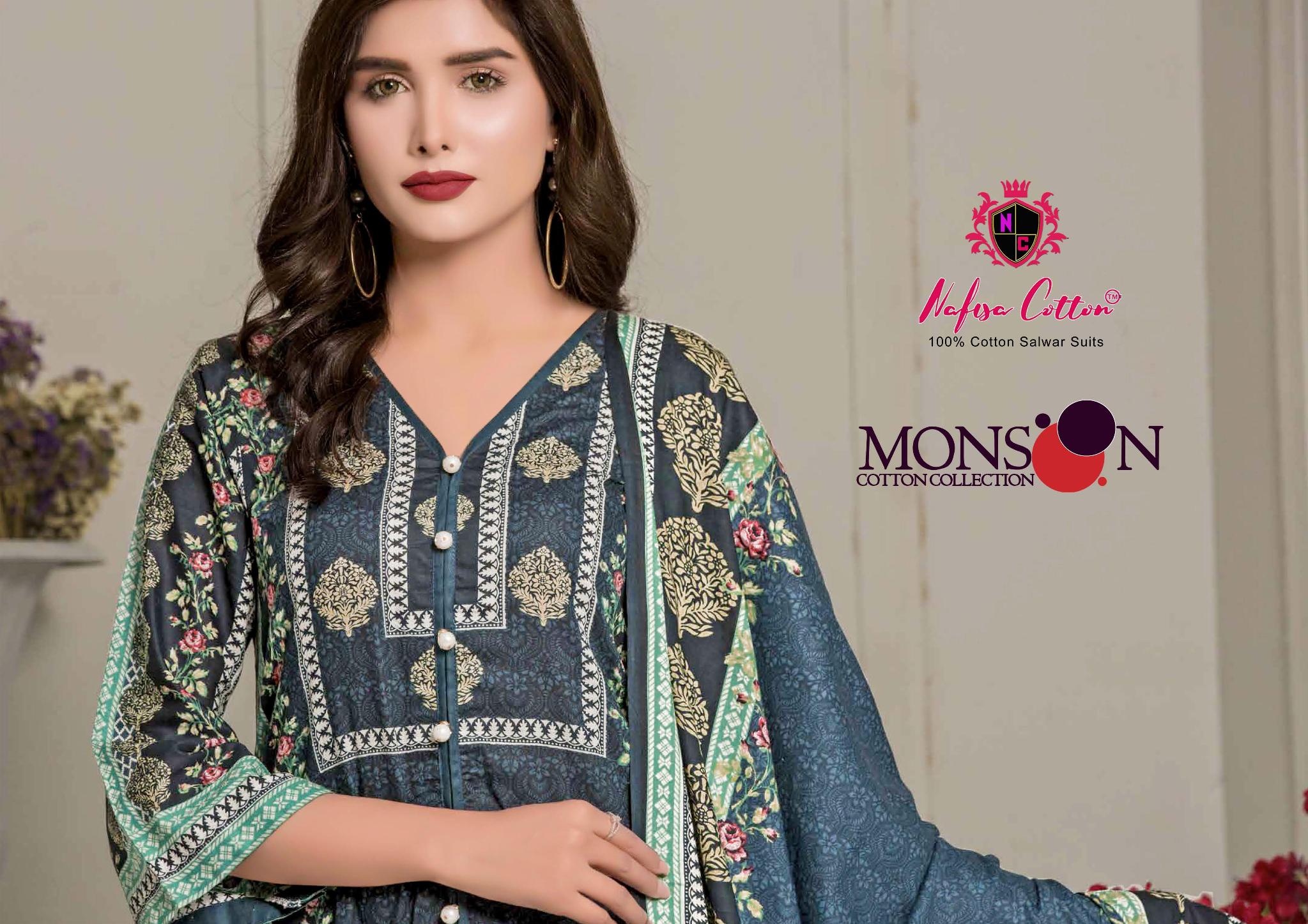 Nafisha Cotton Mansson Cotton Collection Vol 4 Special Pakistani Suit Wholesale Dealer