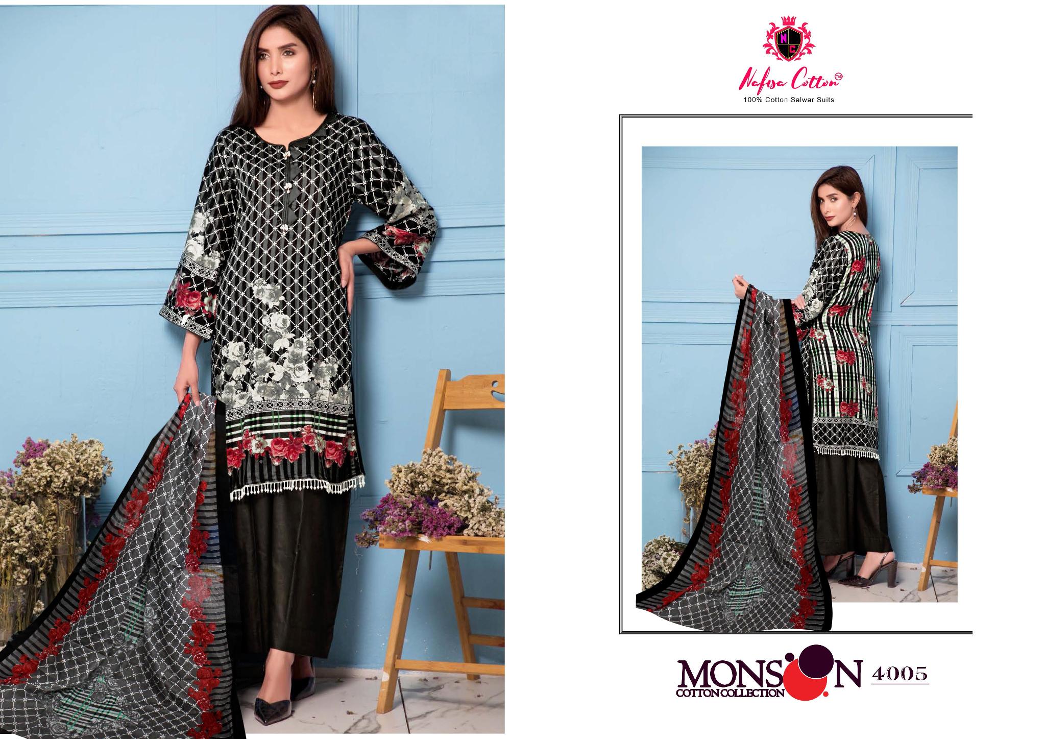Nafisha Cotton Mansson Cotton Collection Vol 4 Special Pakistani Suit Wholesale Dealer