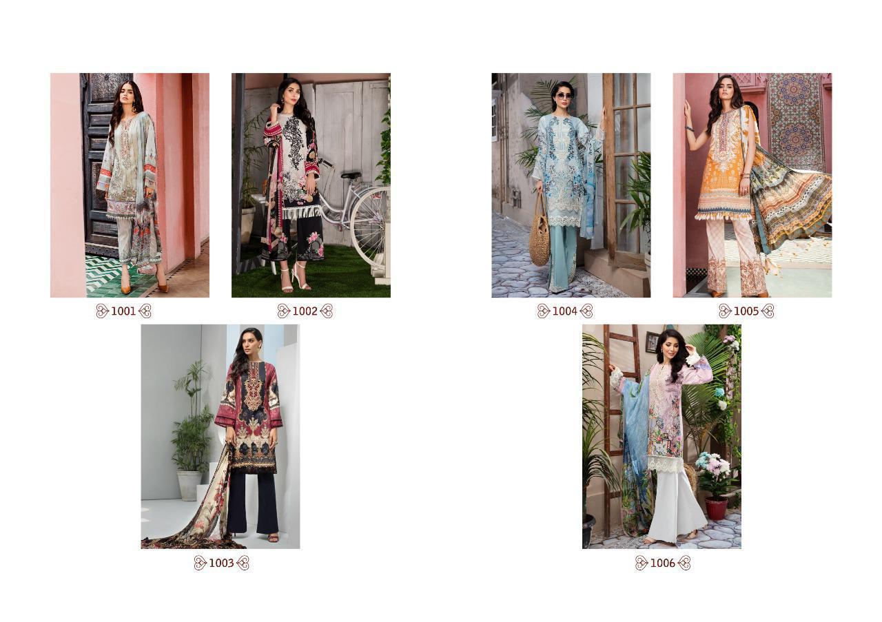 Shraddha Designer Presents Marjjan Lawn Collection 19 Pure Cotton Fabric With Heavy Patch Work Salwar Suit Pakistani Suit