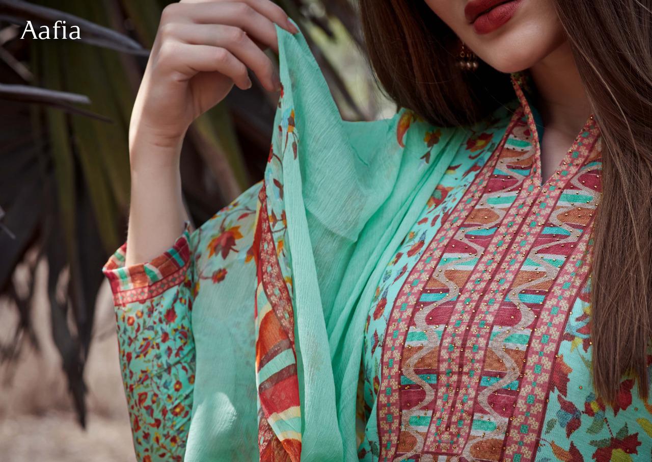 Sargam Prints Presents Aafia Muslin Cotton Fabric With Digital Prints Salwar Suit Wholesale Dealer At Surat