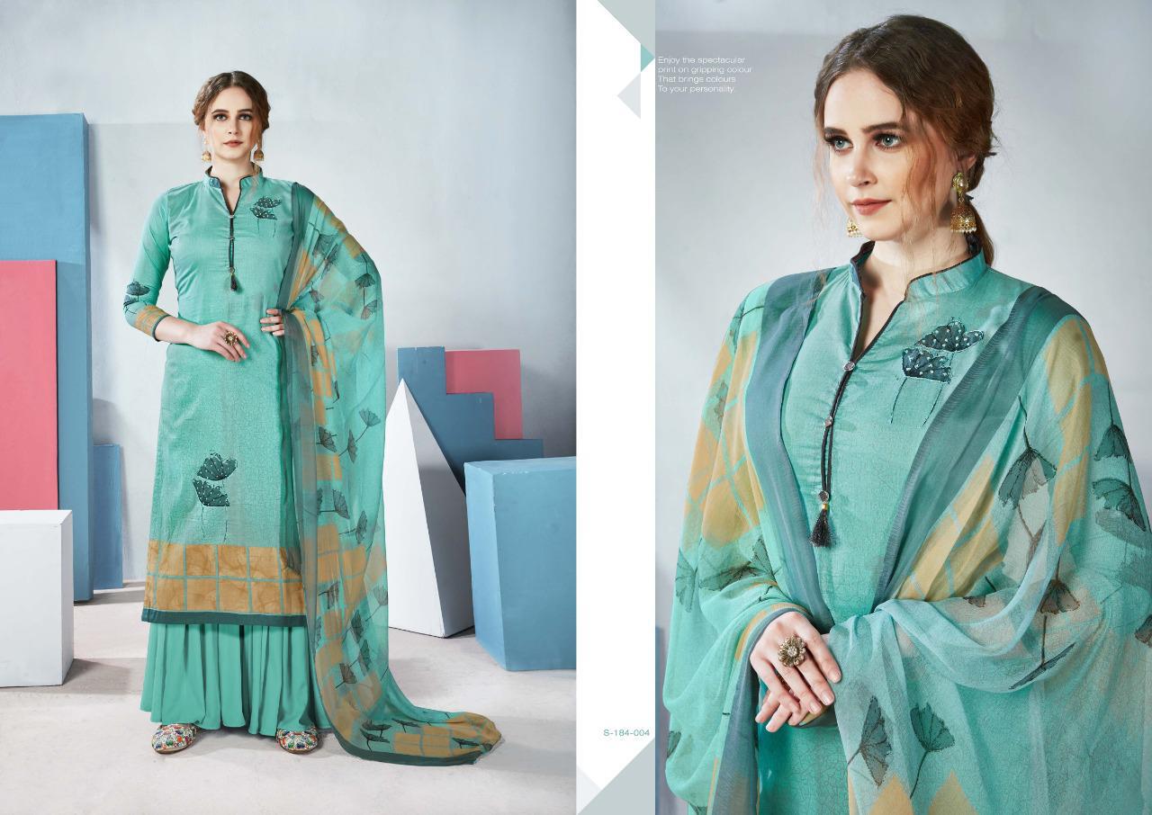 Sargam Prints Launches Mishkaa Cambric Fabric With Handwork Salwar Suit
