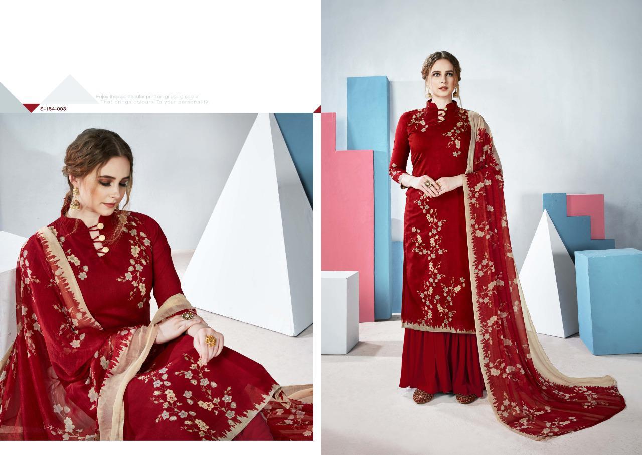 Sargam Prints Launches Mishkaa Cambric Fabric With Handwork Salwar Suit