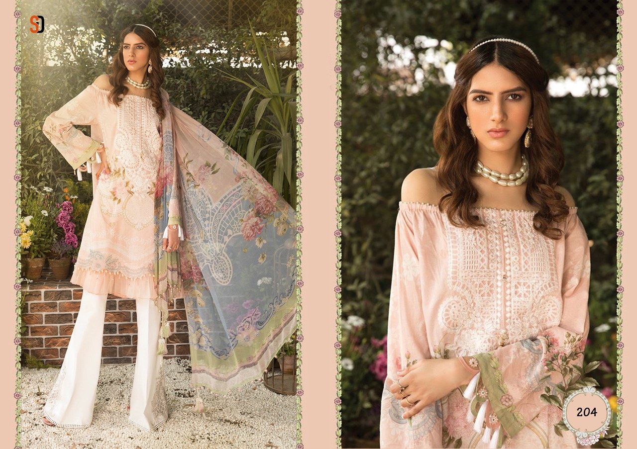 Shraddha Designer Presents M Prints Vol 2 Cotton Fabric With Heavy Embroidery Work Salwar Suit Wholesale Dealer