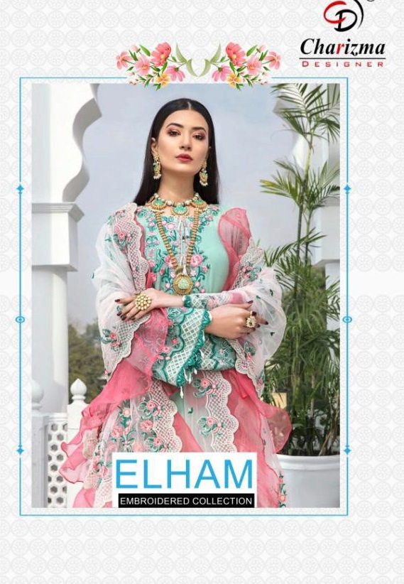 Charizma Presents Elham Georgette Fabric Salwar Suit Wholesale Dealer