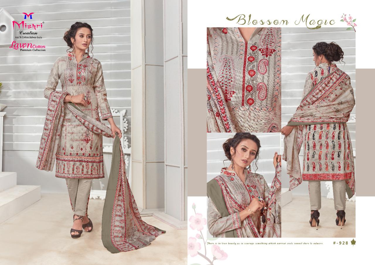 Mishri Collection Lawn Cotton Vol 3 Karachi Beautiful Fancy Stylish Colorful Suit Best Dealer