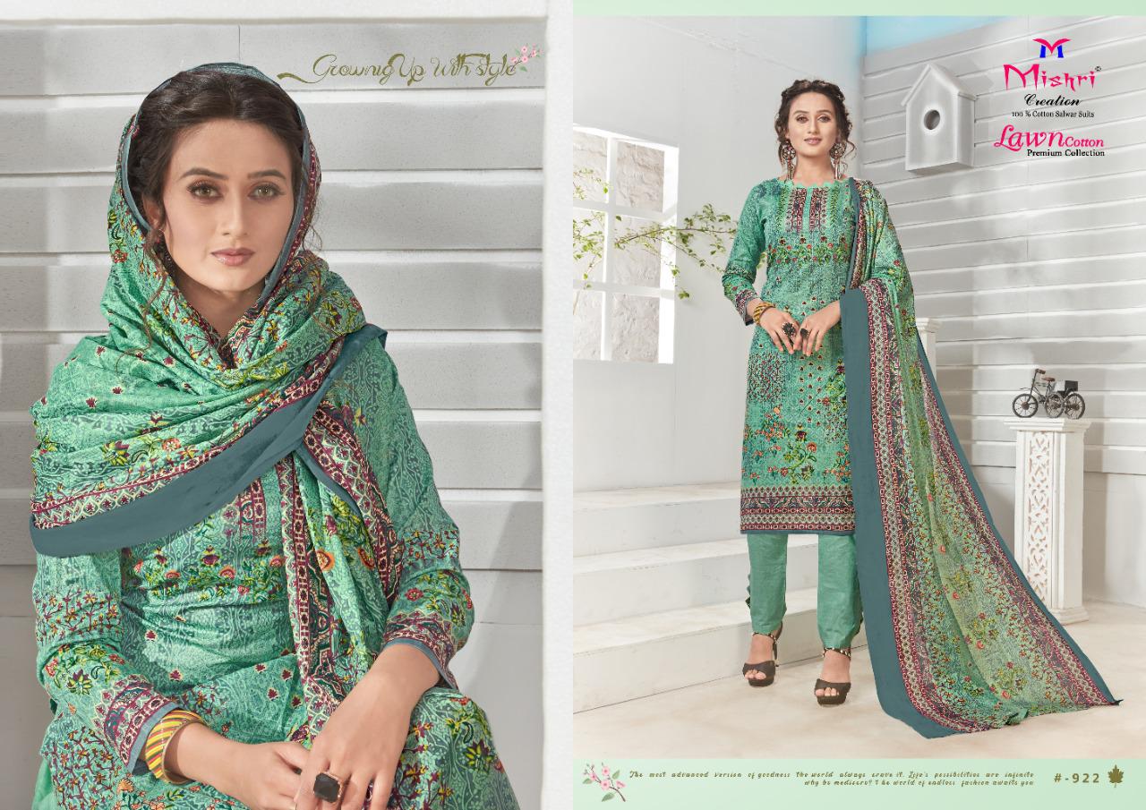 Mishri Collection Lawn Cotton Vol 3 Karachi Beautiful Fancy Stylish Colorful Suit Best Dealer