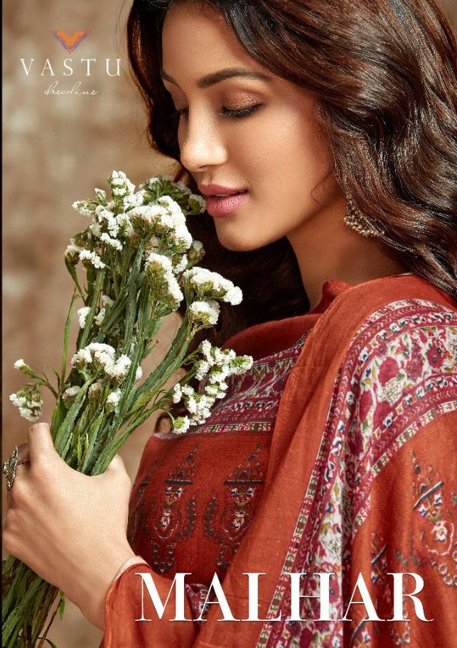 Vastu Tex Malhar Satin Cotton Casualwear Dress Material Best Buy
