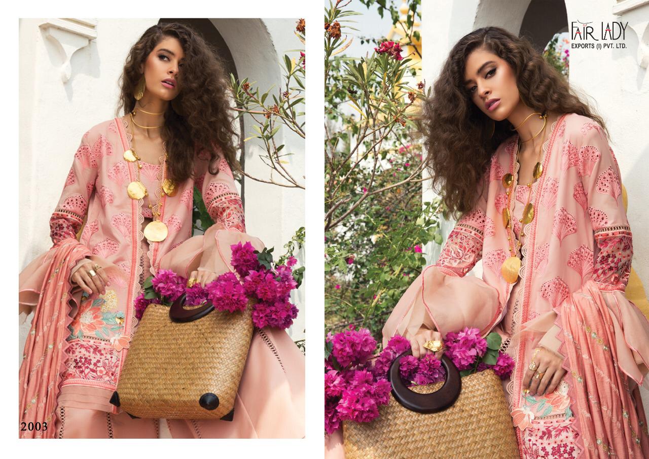 Fairlady Launches Rang Rasiya Lawn Cotton Fabric With Heavy Embroidery Work Salwar Suit Wholesale Dealer