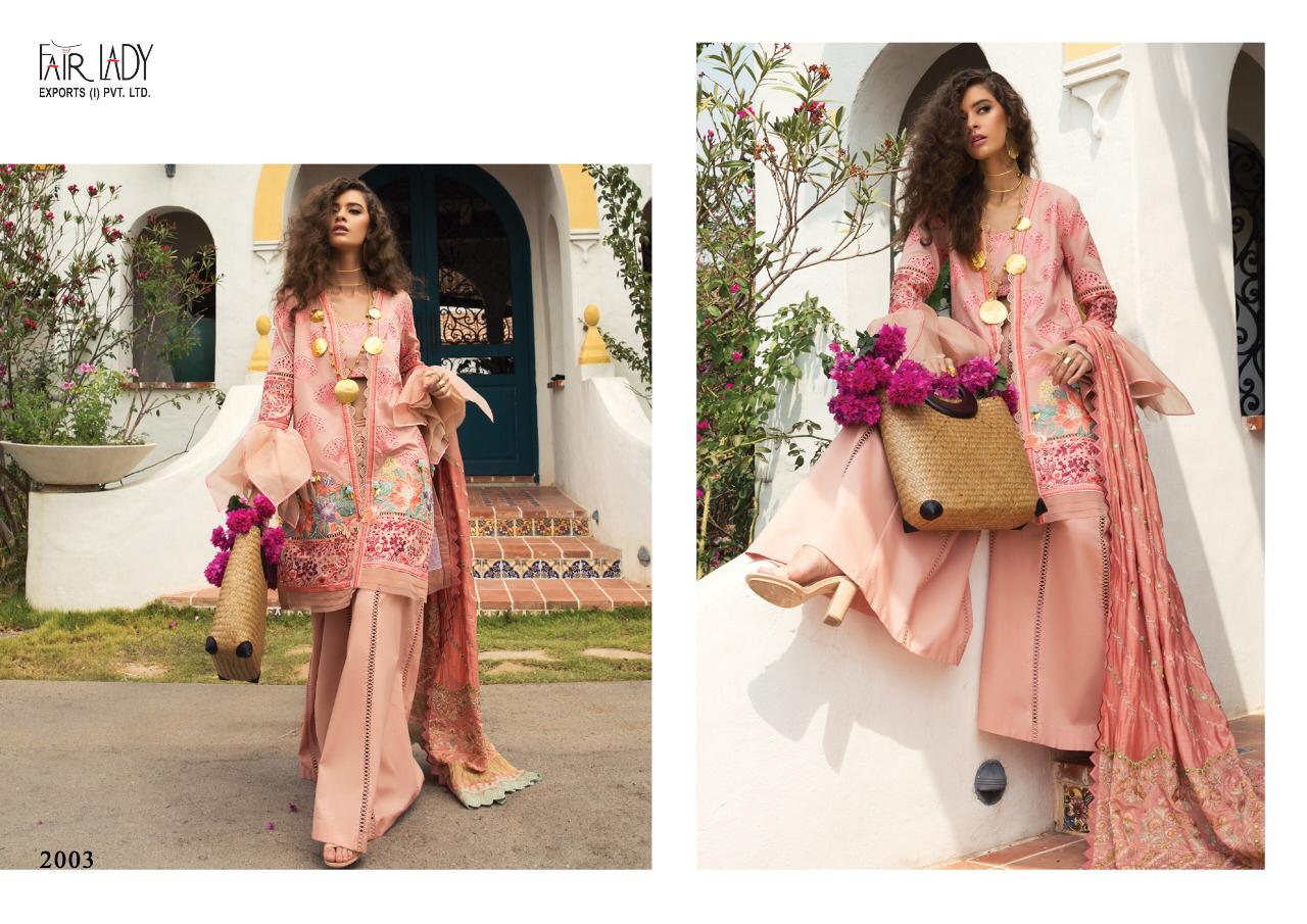 Fairlady Launches Rang Rasiya Lawn Cotton Fabric With Heavy Embroidery Work Salwar Suit Wholesale Dealer