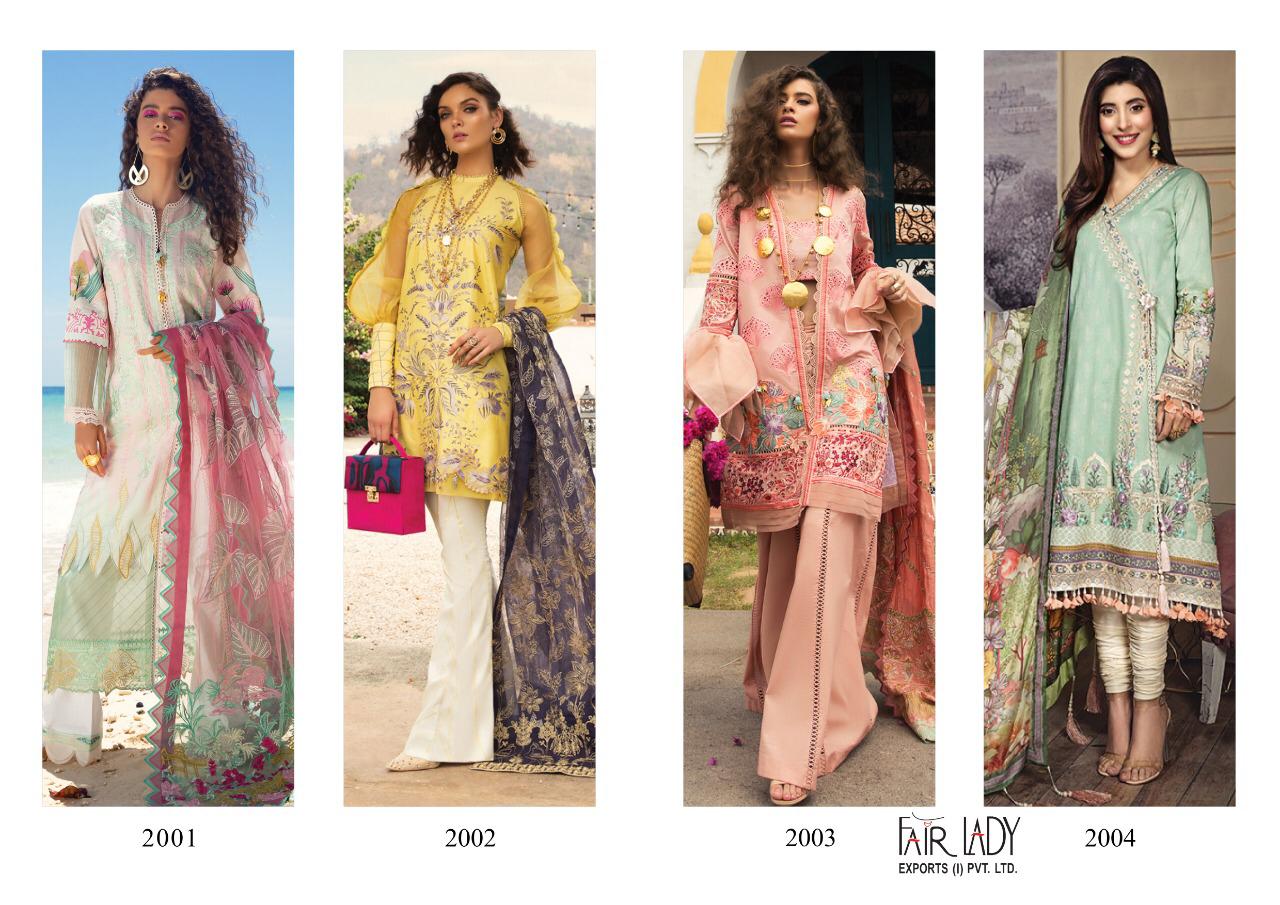 Fairlady Launches Rang Rasiya Lawn Cotton Fabric With Heavy Embroidery Work Salwar Suit Wholesale Dealer
