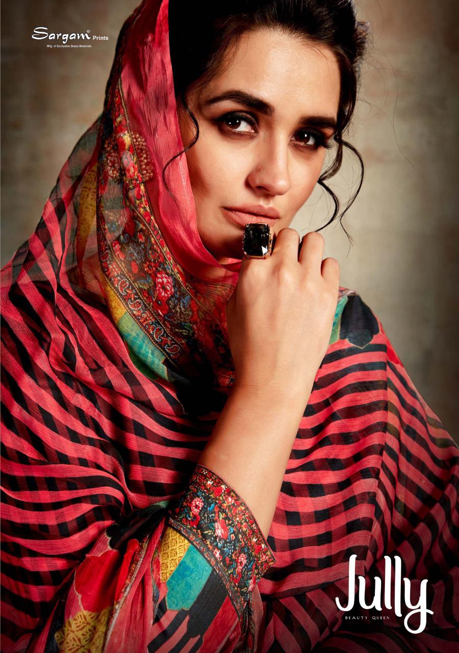 Sargam Prints Presents Jully Zam Fabric With Digital Print Salwar Suit Wholesale Dealer