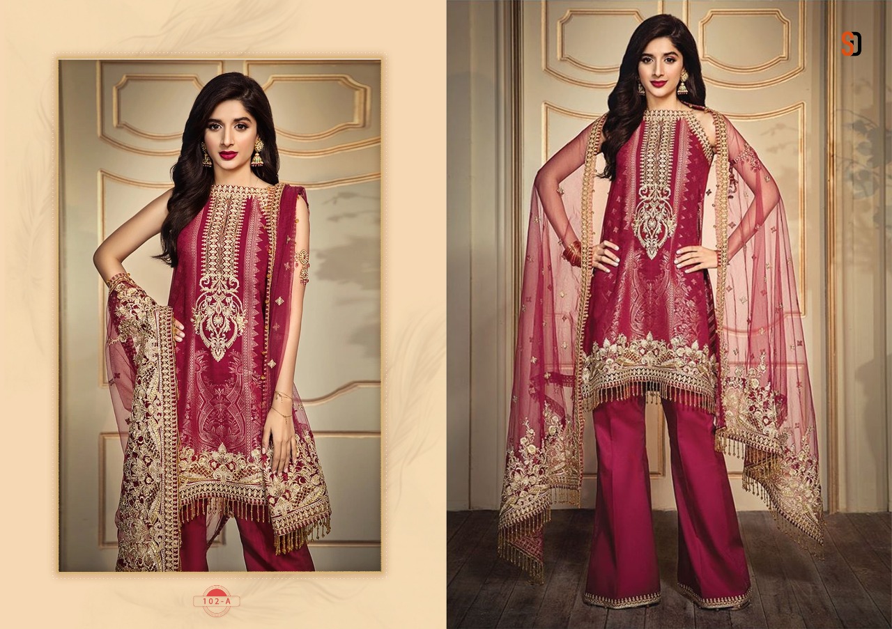 Shraddha Designer Launches Anaya Vol 2 Lawn Cotton Fabric With Embroidery Work Pakistani Collection Suit