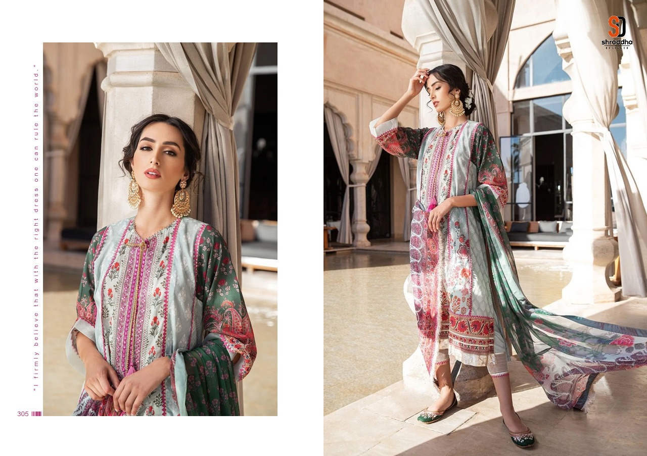Shraddha  Designer  Sobia Nazir  Vital Vol 3 Stylish Fancy Colorful Cotton Print Heavy Salwar Suit Pakstani Collection