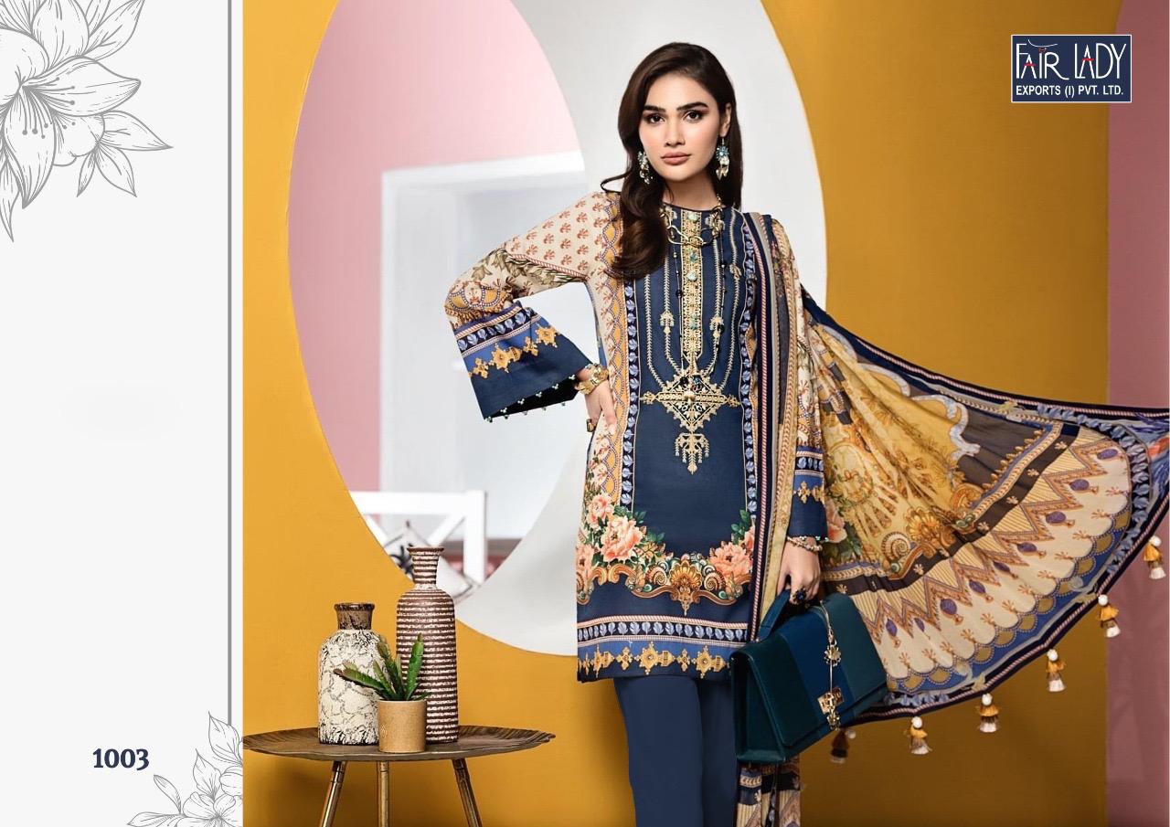 Fairlady Presents Viva Anaya Jam Satin Print Salwar Suit  Wholesale Dealer