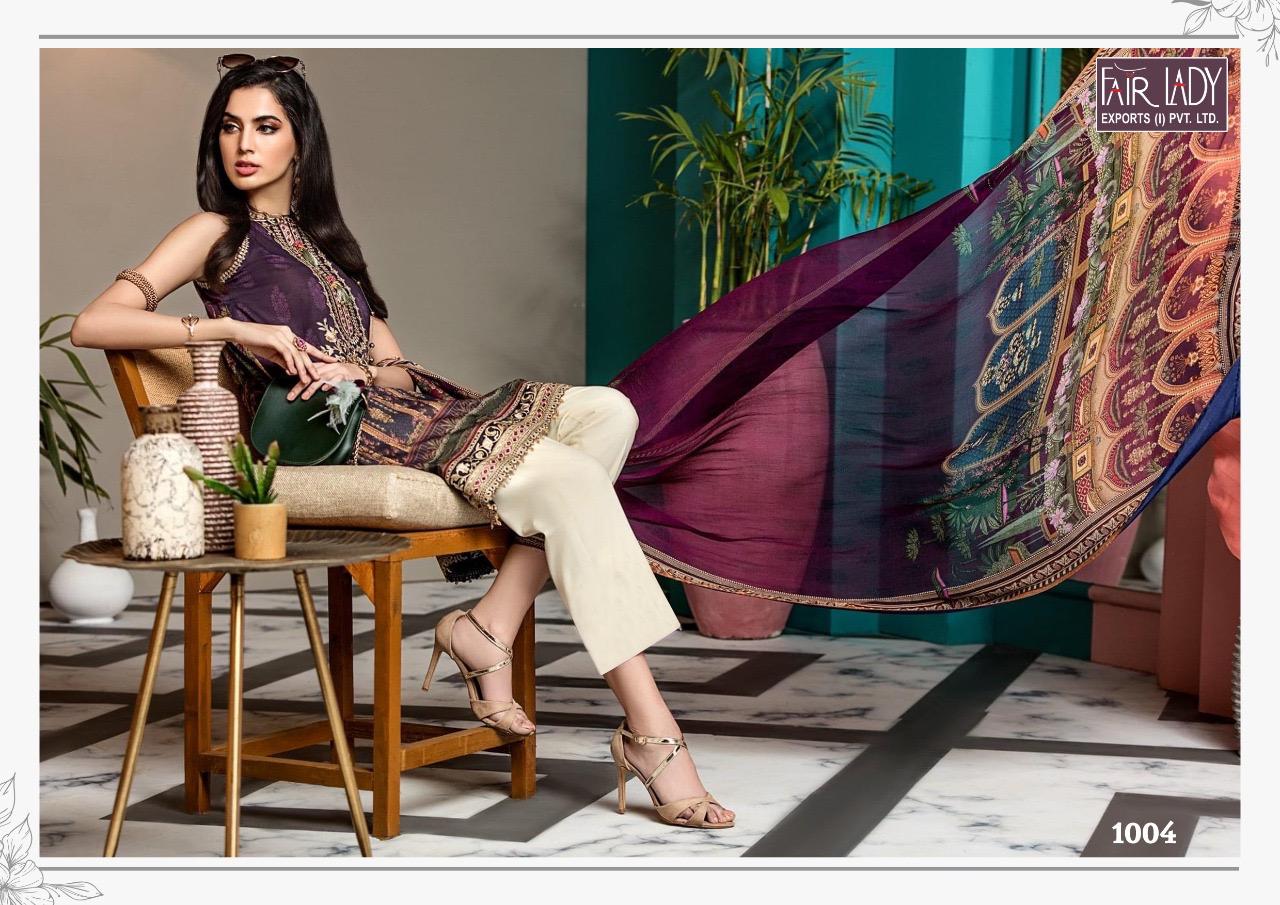 Fairlady Presents Viva Anaya Jam Satin Print Salwar Suit  Wholesale Dealer