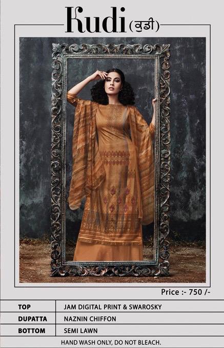 Fiona By Zeeya Presents Kudi Jam Digital Print Salwar Suit Wholesale Rate