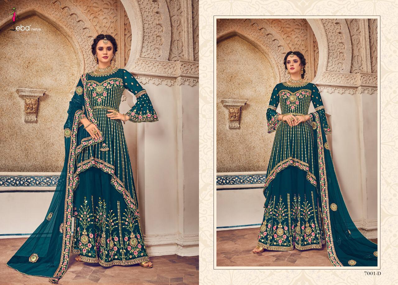Eba Lifestyle Launches New Series Black Berry Vol 1 Georgette Fabric With Embroidery Work Salwar Suit Wholesale Dealer