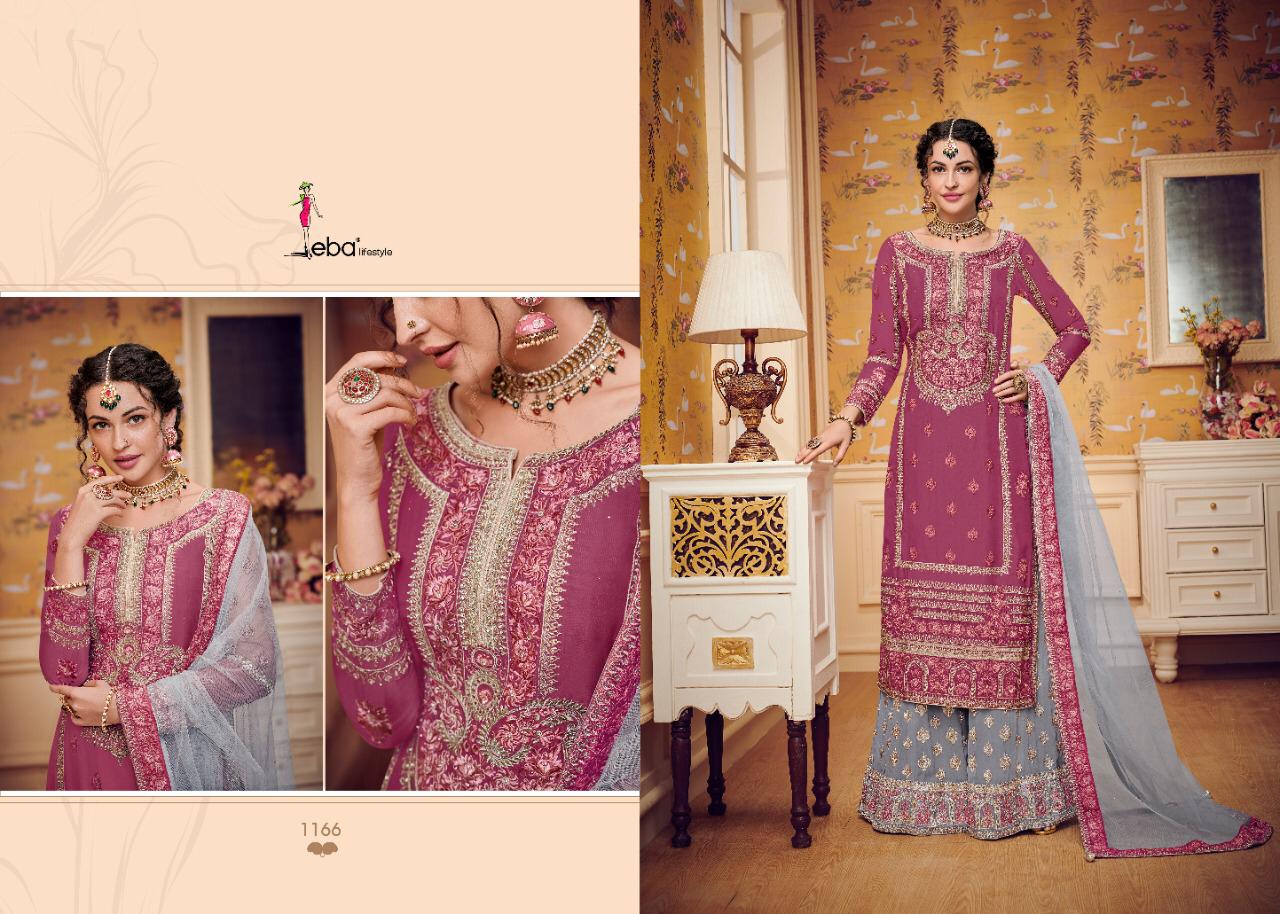 Eba Lifestyle Hurma Vol 32 Georgette Fabric With Embroidery Work Salwar Suit