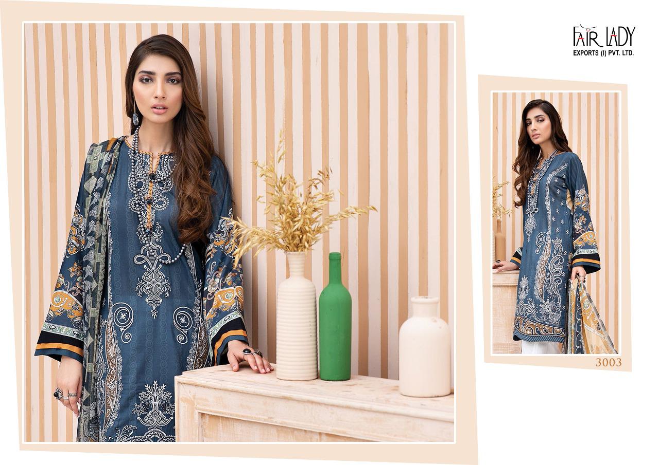Fairlady Presents Iris Vol 2 Lawn Print With Embroidery Work Salwar Suit Best Wholesale Dealer