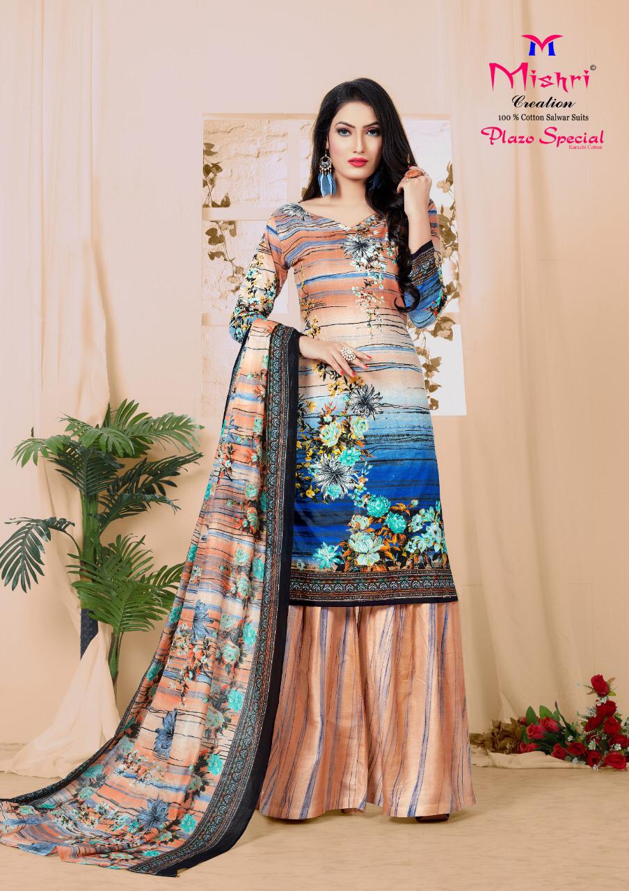Mishri Creation Launches Plazo Special Vol 3 Cotton Fabric Salwar Suit Best Online Rate