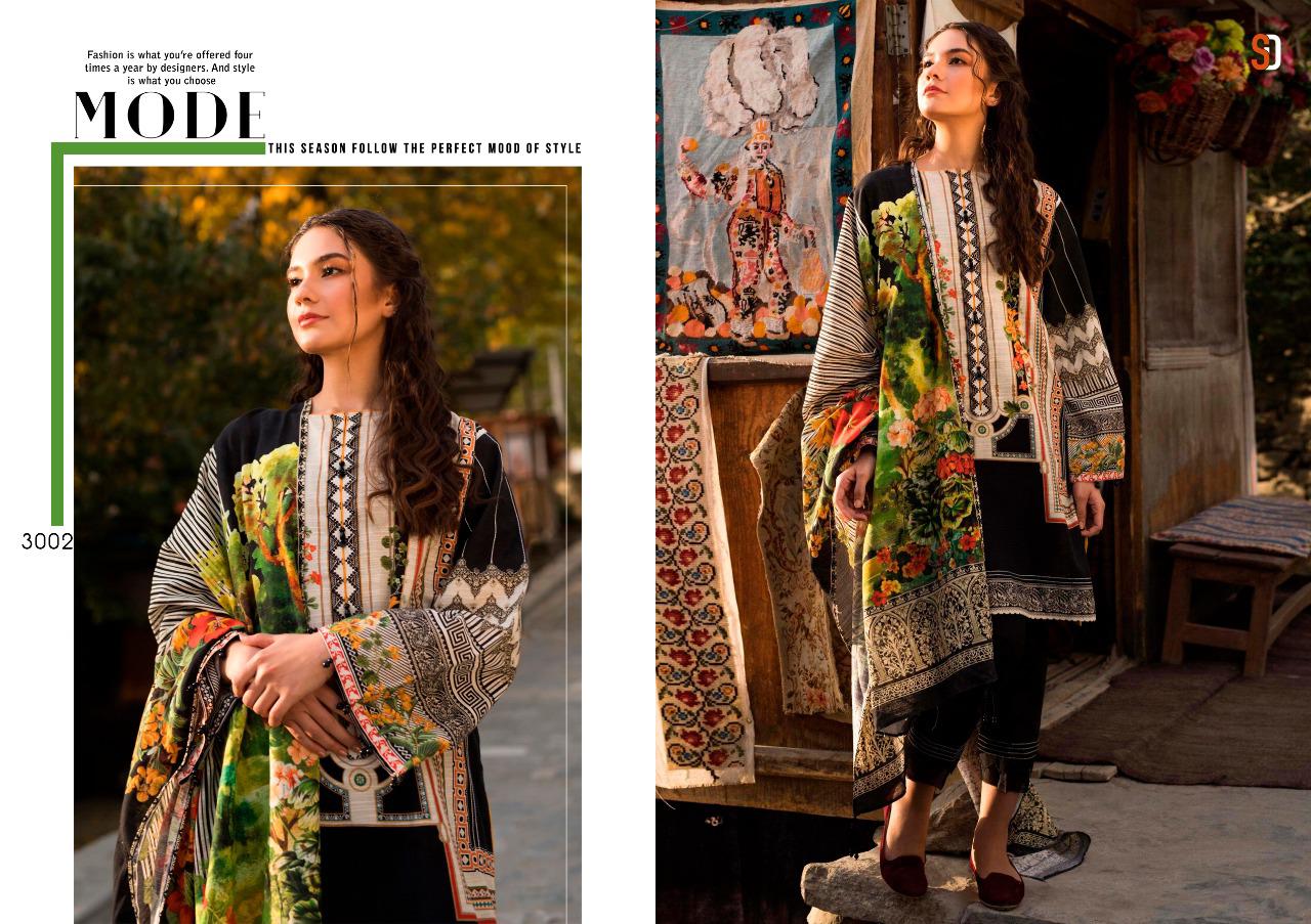 Shraddha Designer Presents Vintage Vol 3 Pure Lawn With Embroidery Work Salwar Suit Wholesale Dealer