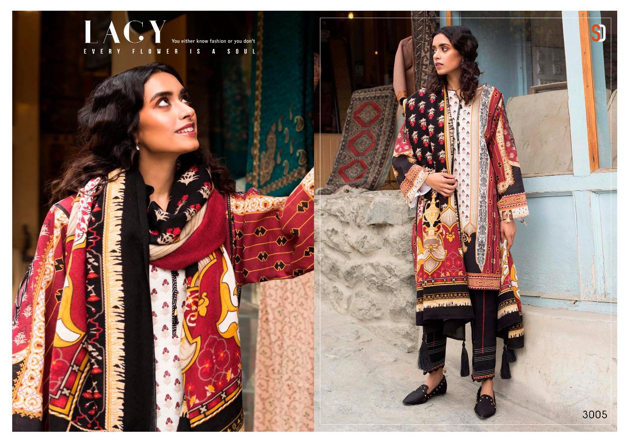 Shraddha Designer Presents Vintage Vol 3 Pure Lawn With Embroidery Work Salwar Suit Wholesale Dealer
