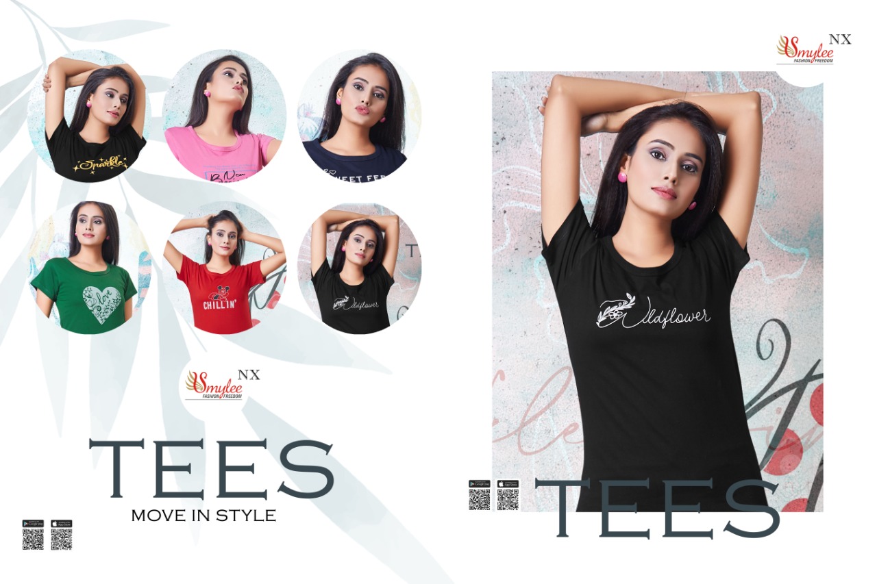 Smylee Fashion Nx Launches Tees Fancy Fabric Short With Bottom Set