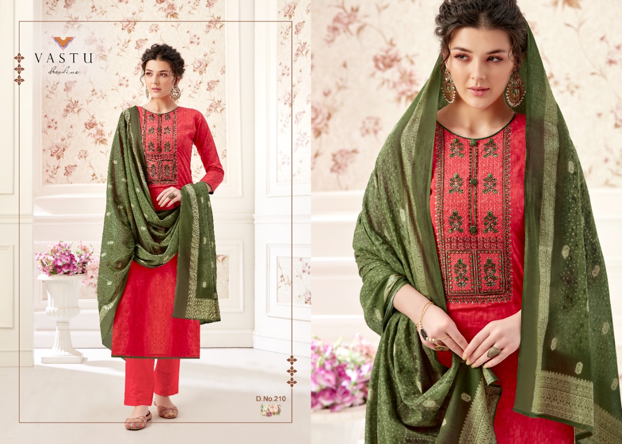 Vastu Tex Presents Netra Vol 2 Lawn Cotton Fabric Print Work Salwar Suit