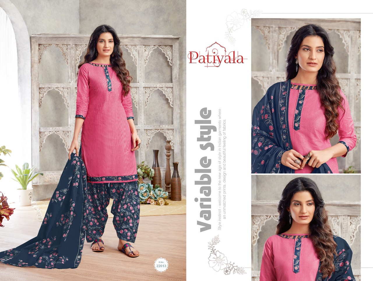 Falak International Presents Patiyala Vol 22 Cotton Fabric Readymade Suit
