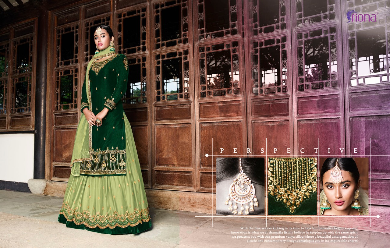 Fiona Presents Heavy Lengha Pure Dola Silk Salwar Suit With Lengha