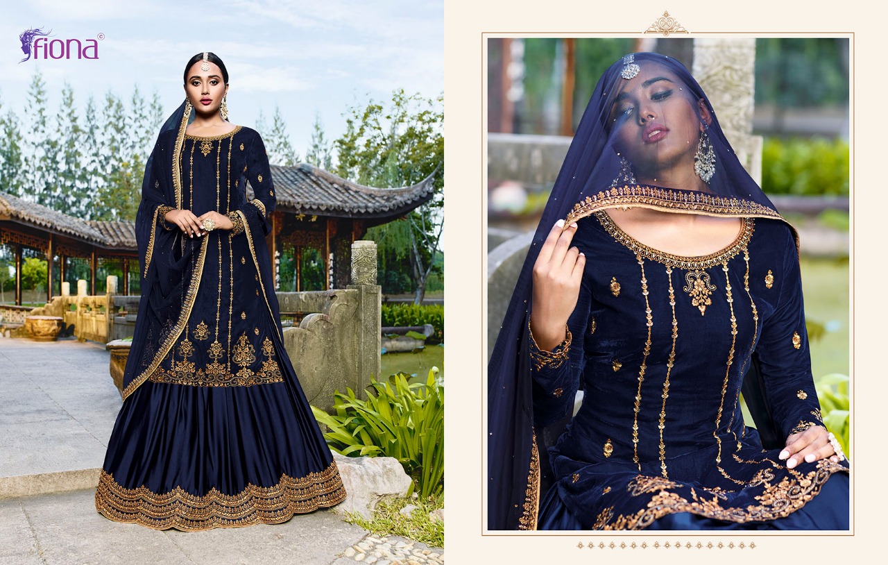 Fiona Presents Heavy Lengha Pure Dola Silk Salwar Suit With Lengha