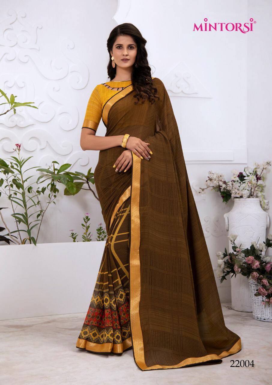 Mintorsi Presents Amaira Weightless With Lace With Piping Designer Sarees