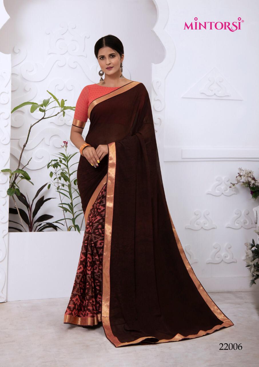 Mintorsi Presents Amaira Weightless With Lace With Piping Designer Sarees