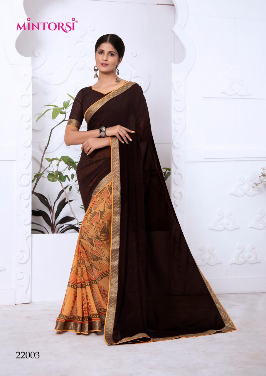 Mintorsi Presents Amaira Weightless With Lace With Piping Designer Sarees