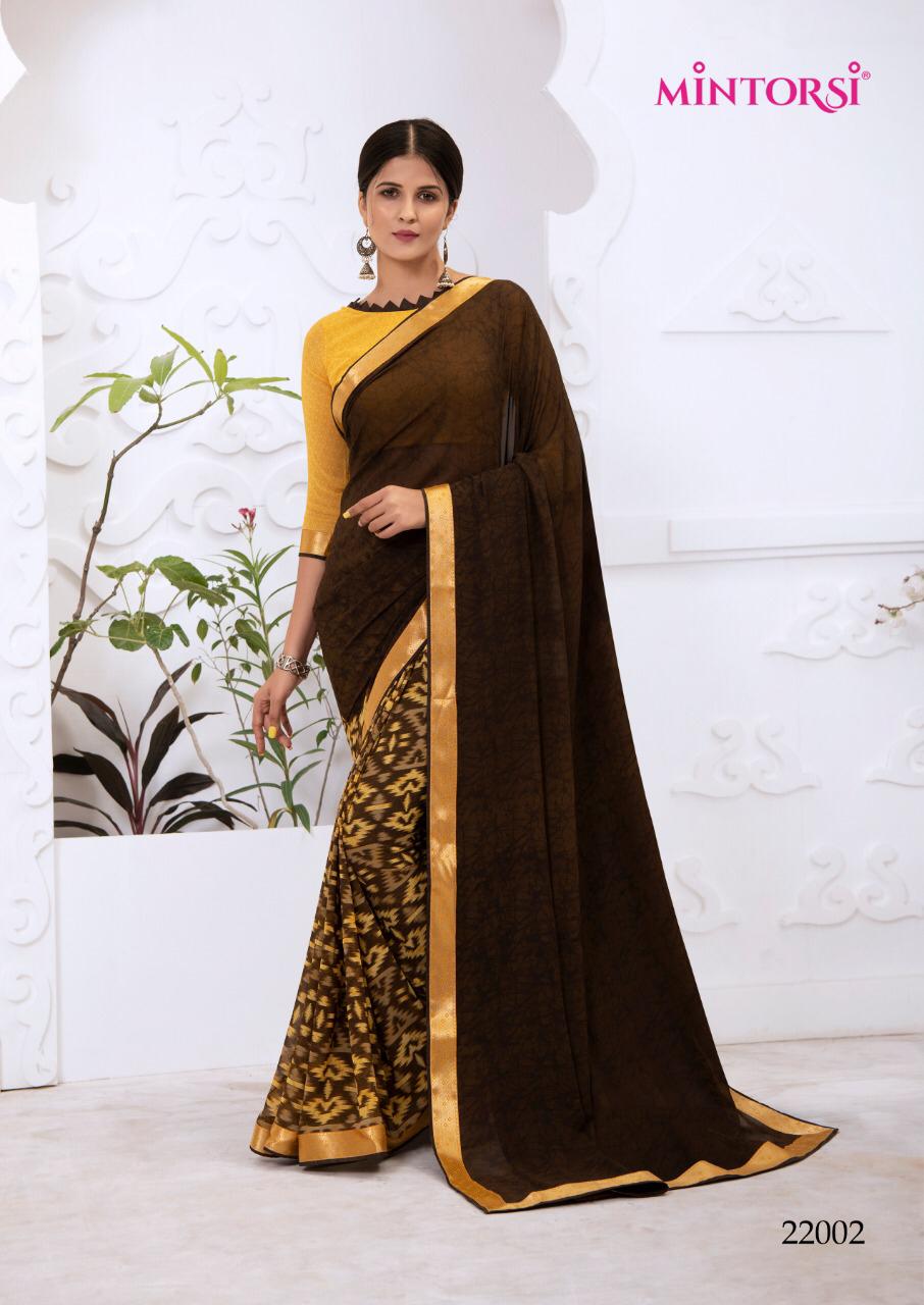 Mintorsi Presents Amaira Weightless With Lace With Piping Designer Sarees
