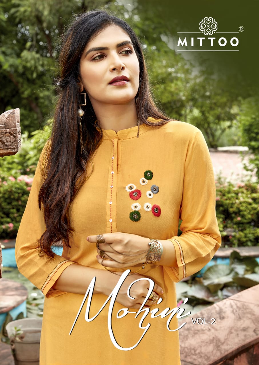 Mitto Presents Mohini Vol 2 Liva Approve Rayon Fancy Tops With Pants