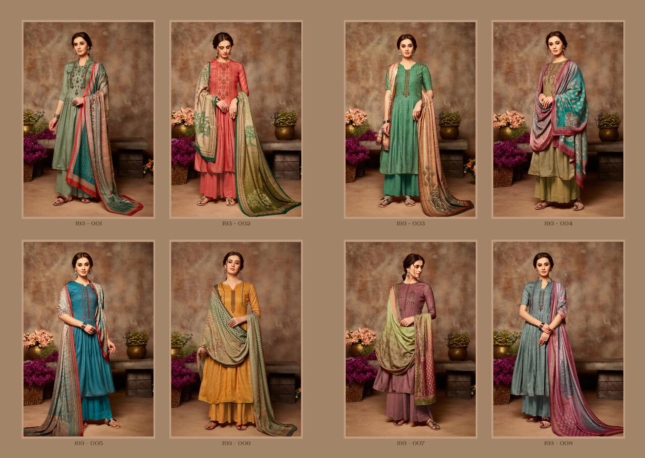 Sargam Prints Launched Yasmin Fabric Pure Pashmina Salwar Kameez