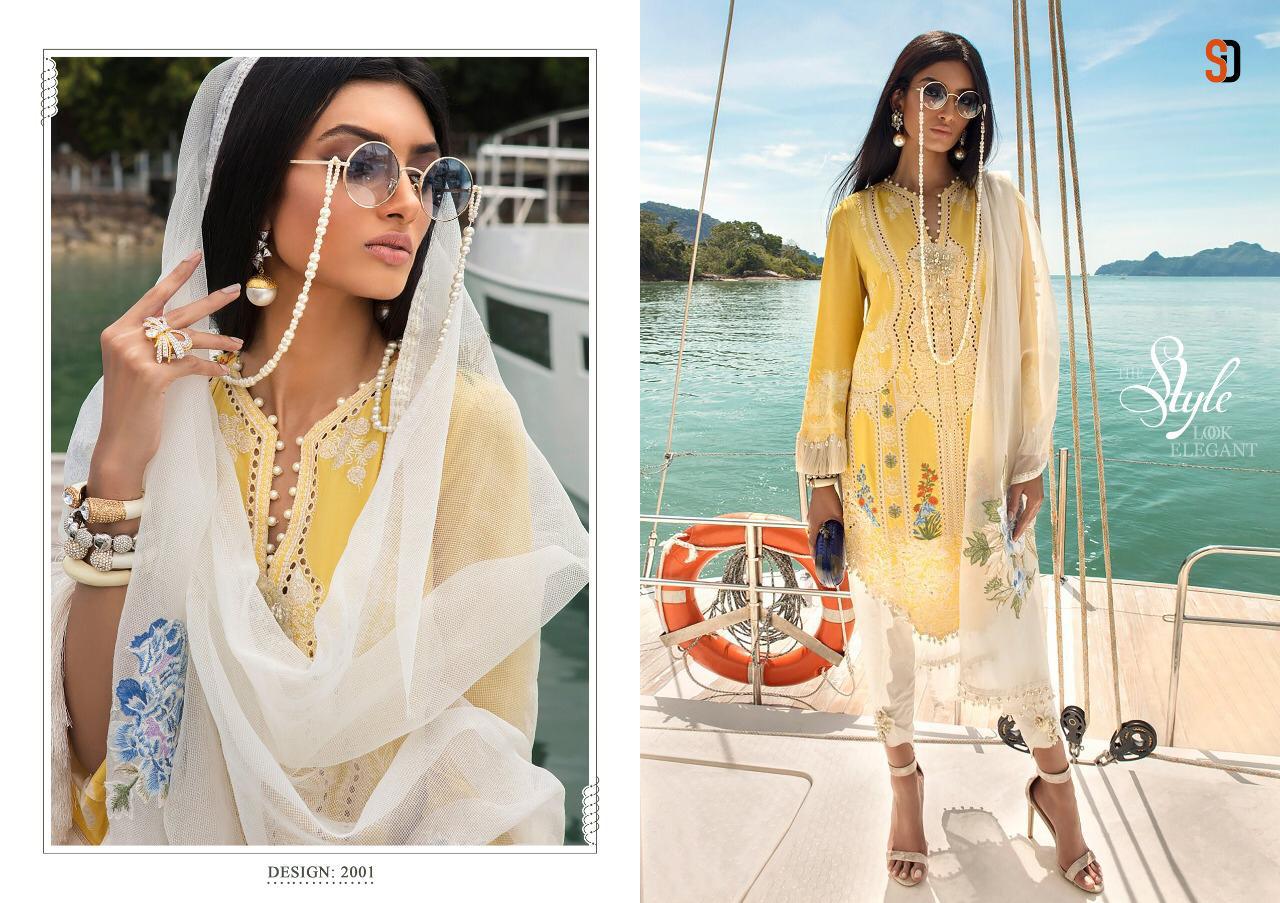 Sharaddha Designer Launched Sana Safina Vol 2 Lawn Cotton Salwar Suit
