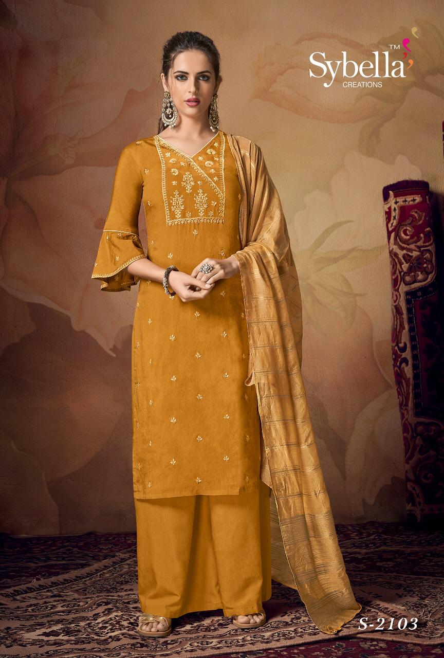 Sybella Creation Presents Siphora Fabrics Visscose Banarsi Salwar Suits