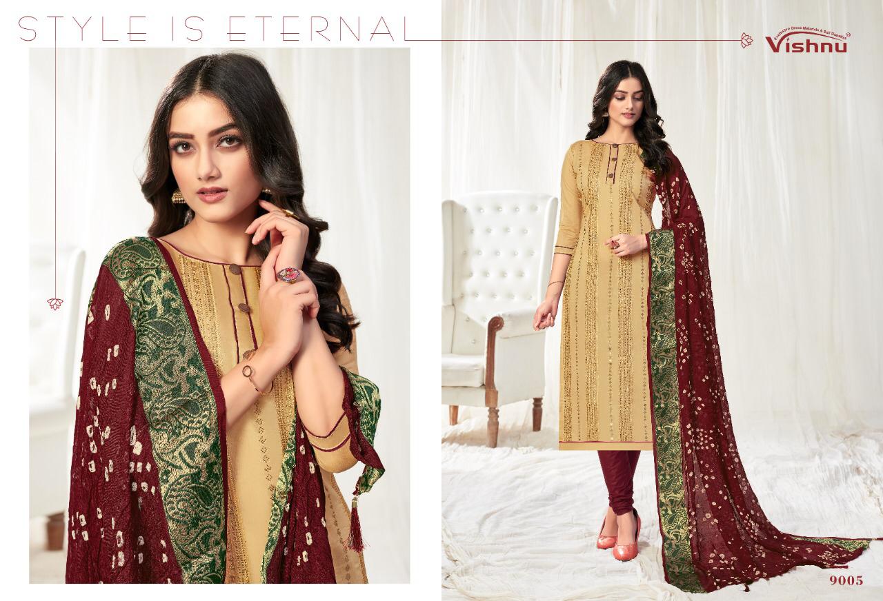 Vishnu Impex Launche Bandhej Vol 2 Modal Silk Embroidery With Daimond Work Salwar Suits